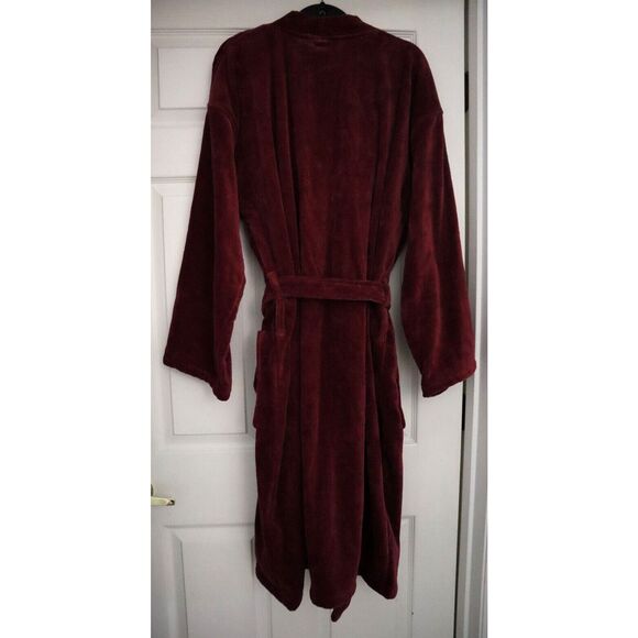 Polo Ralph Lauren RL91WW-00D Men's Sz S/M Classic Wine Terry Shawl Robe - Picture 2 of 9